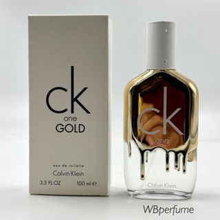 น้ำหอมแท้100% Ck One Gold Eau de Toilette For Unisex ปริมาณ 100 มล.TESTER