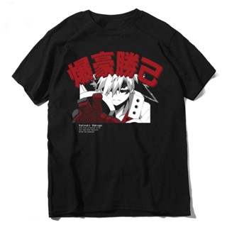 T-shirt เสื้อยืด ลายการ์ตูนอนิเมะ DISTRO AGX KATSUKI BAKUGO V2 S-5XL