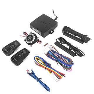 12V Car One-Key Start System Keyless Entry Remote Control Pre-Cooling and Pre-Heating PKE Engine Start Alarm System