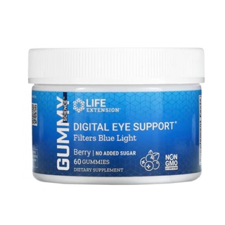 Life Extension, Digital Eye Support Filters Blue Light Berry 60 Gummies