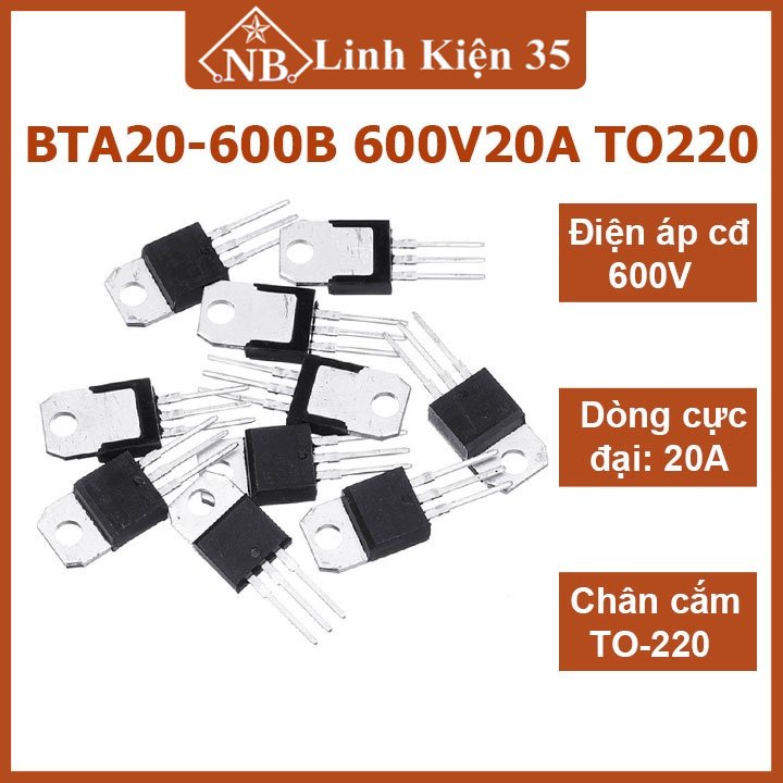 BTA20-600B 600V/20A TO220