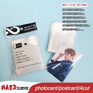 ULTRA PRO 【Acid Free NO PVC Hard PP Sleeves】โปสการ์ดเกม NBA 3R 4R สีโปร่งใส ความคมชัดสูง สําหรับเก็บการ์ดเกม