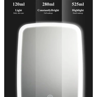 Xiaomi LED [สีชมพู สีขาว] Makeup Mirror กระจกแต่งหน้า ไฟ 3 สี