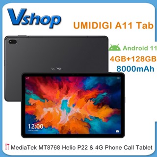 Global Version UMIDIGI A11 Tab 4G Phone Call Tablet Android 11 10.4&amp;quot; 4GB 128GB MT8768 Helio P22 8000mAh Mega Battery Tablet PC