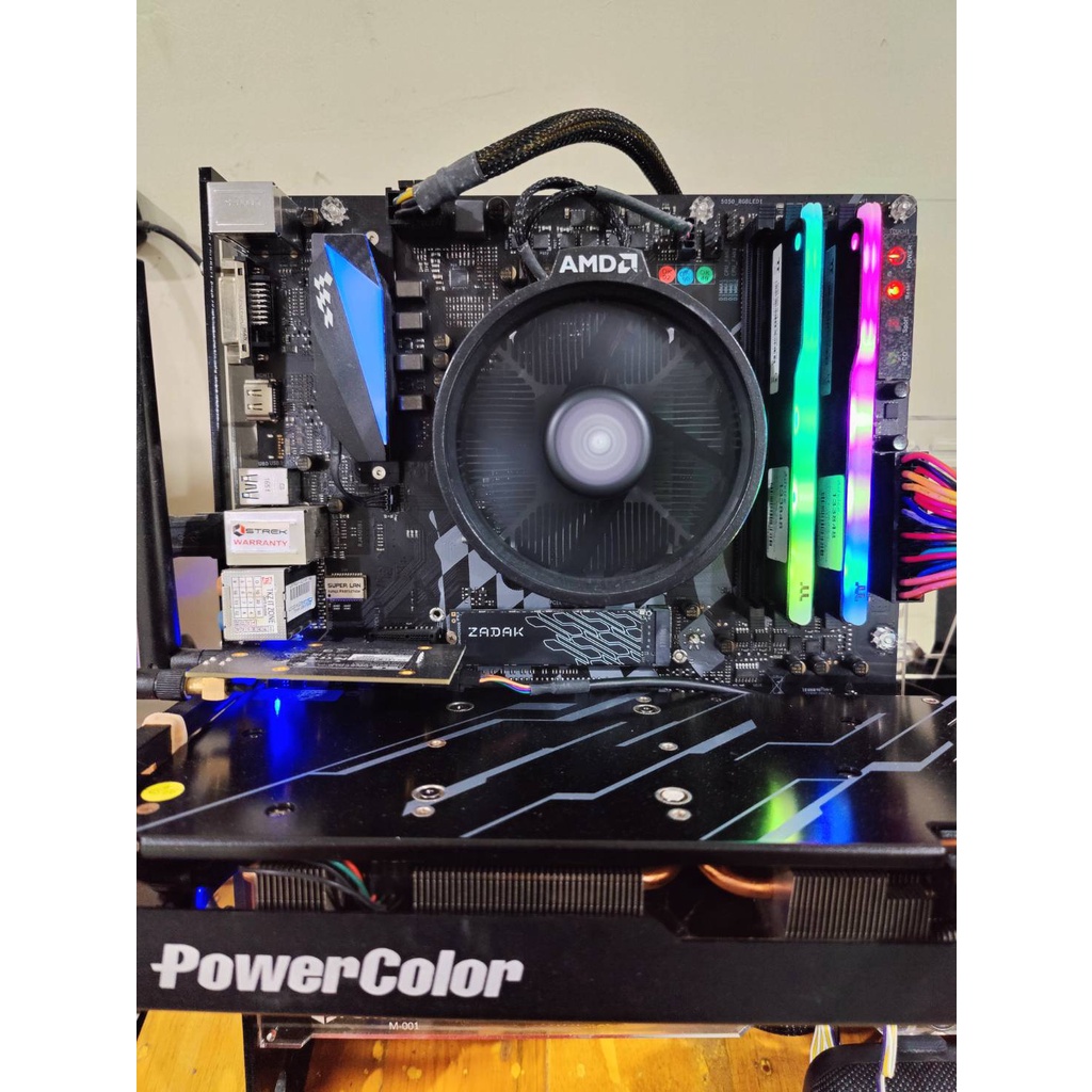 biostar x370 gt5 + ryzen 3 3200g