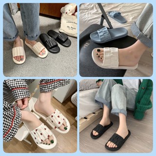 Sukky รองเท้าผู้หญิง รองเท้าเกาหลี พื้นนิ่ม 🧸ดีเทลสีพื้นเรียบๆ พื้นนุ่ม ใส่สบาย 🛒ดูดีทันสมัย ไม่เอาแน่นะวิ