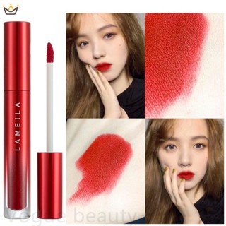 ลิปสติก ลิปกลอส หลอดสีแดง ไม่จางง่าย สําหรับผู้หญิง YUE
