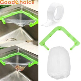 【Good】Filter Holder Leftovers Sink Strainer Bag Mesh-Net Kitchen Hanging Garbage Rack【Ready Stock】