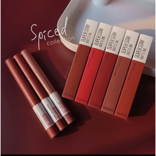 Maybelline Spiced Collection แบบ Matte InkและCrayon