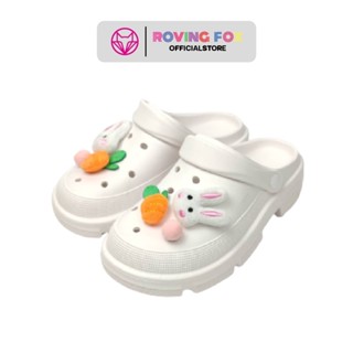 [ Rovingfox slipon clogs ] รองเท้าแตะหัวโตผู้หญิง รุ่น RF6422 มี 3 สี