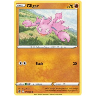 การ์ด Pokemon Gligar - 71/163 - ทั่วไป