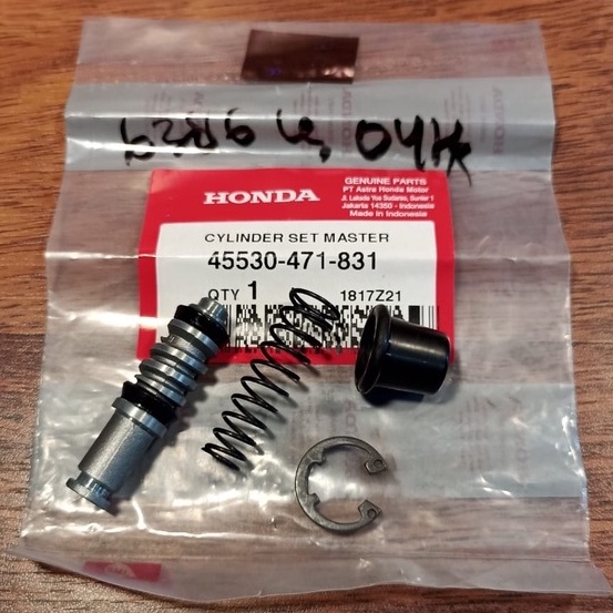 ชุดเบรกภายในฮอนด้า/ตัวค้นหา MASTER CRF/PCX/CBR250RR/CRF 250RALLY ETC 45530-471-831 เดิม