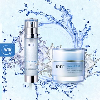 IOPE Hyaluronic Serum / Cream เซรั่มไฮยารูลอนิก / ครีม - ไฮเดรชั่นที่เหนือกว่า, เซรั่มเรืองแสง, กรดไฮยารูลอนิก, ครีมให้ความชุ่มชื้น, ให้ความชุ่มชื้น &amp; นุ่มขึ้น