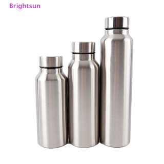 Brightsun 650-1000ml ขวดน้ําสแตนเลสสตีลกระติกน้ําร้อนรั่ว_Proof Thermosmug ใหม่