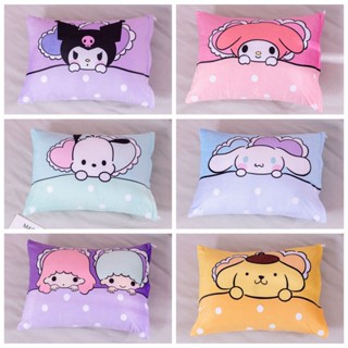 ปลอกหมอนสีสด พิมพ์ลาย Sanrio ซานริโอ้ มายเมโลดี้ คุโรมิ ปอมปอมปูริน ลิตเติ้ลทวินสตาร์ส โปแช็กโก มีซิป