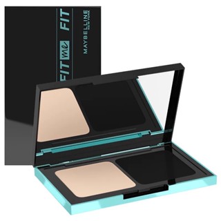 Maybelline Fit Me สูตรใหม่ Matte+Poreless Powder Foundation เมย์เบลลีน ฟิต มี แมท+พอร์เลส แป้งผสมรองพื้น 9 กรัม