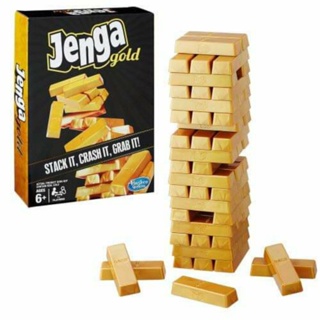 เกมตึกถล่มทองคำ jenga gold เกมตึกถล่มสีทอง พร้อมส่งจากไทย