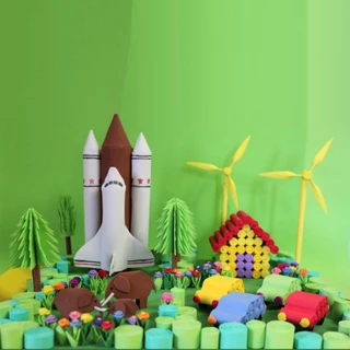 กระดาษโฟมกากเพชร(มีตำหนิเล็กน้อย)ขนาด40*60 Glitter paper จัดนิทรรศการ ตกแต่งห้อง งานประดิษฐ์