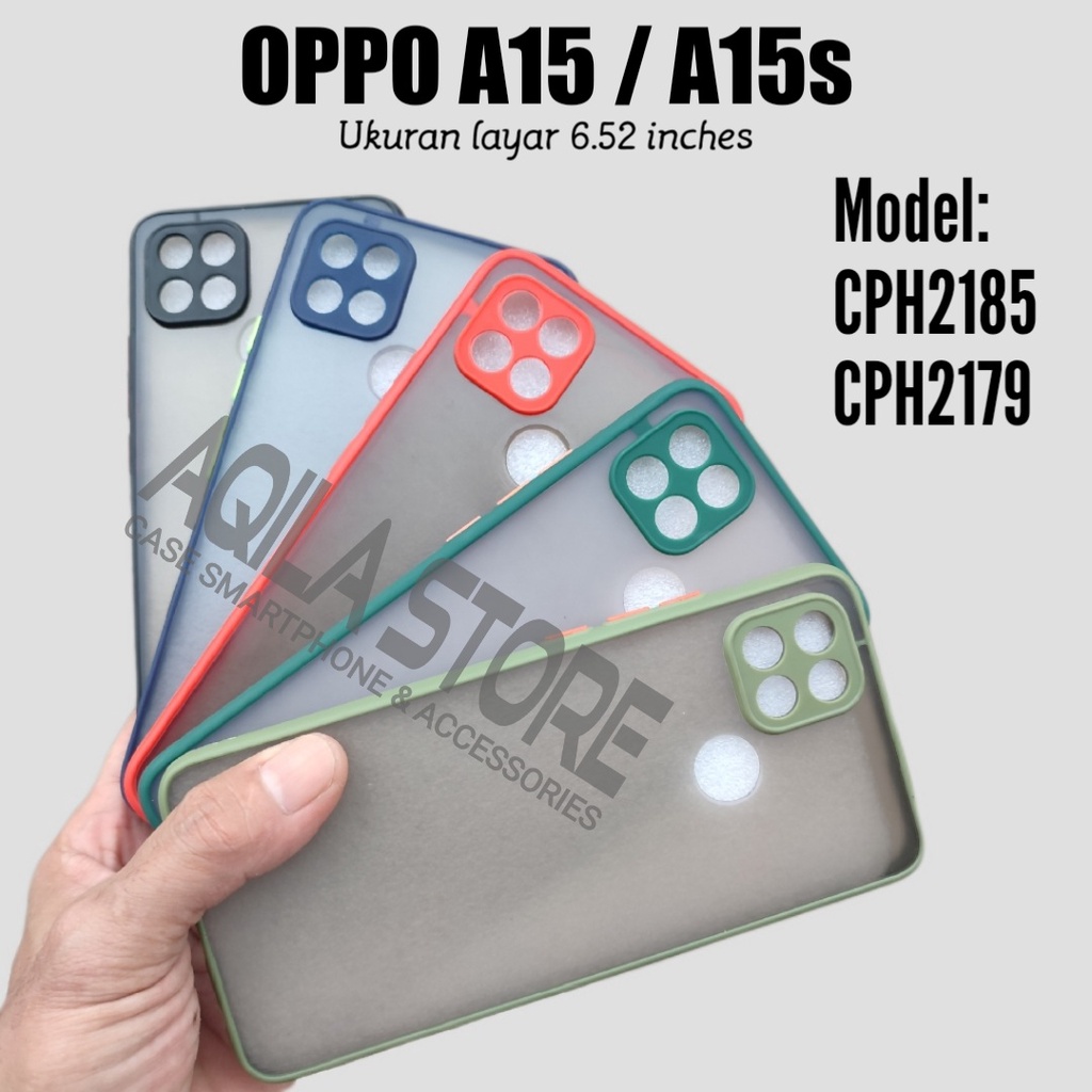 เคส Aero Oppo A15 / Oppo A15s (รุ่น: CPH2185 / CPH2179) Semi Hardcase Fuse Transparent Dove