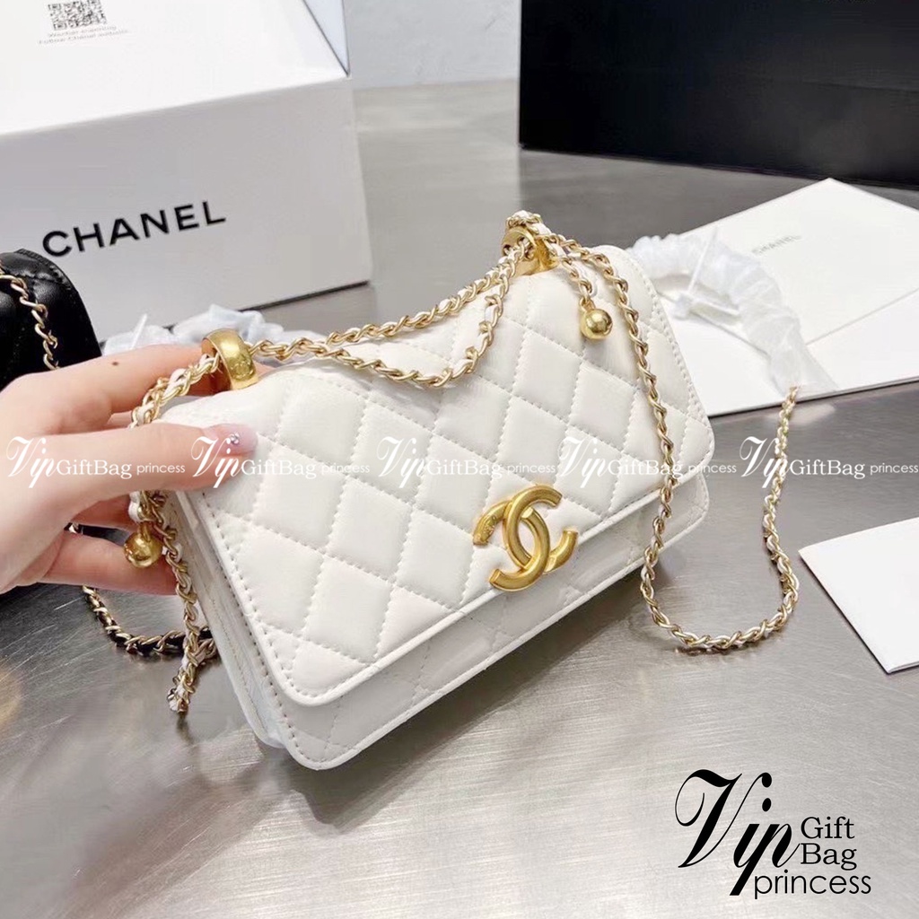 พร้อมส่ง Chanel flap bag / Chanel Woc with Adjustable Ball Chain ปังไม่ไหว woc ทรงที่สาวๆควรมีติดไว้ได้ใช้แน่นอนค่ะ