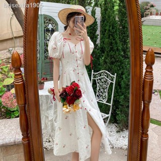 Hot sale 🍹📷DearNana French elegant over-the-knee Palace style first love retro dress fairy dress