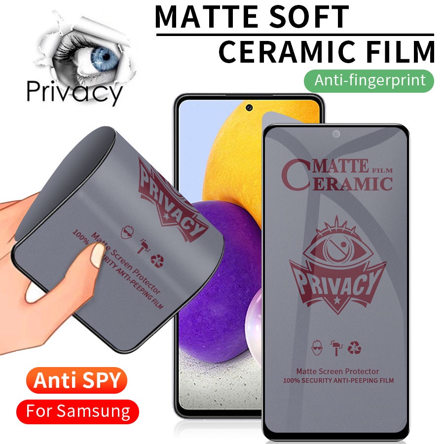 Oppo A77(2022), F11pro, A95, A91 Ceramic Full Privacy + Matt 9D (นุ่ม)
