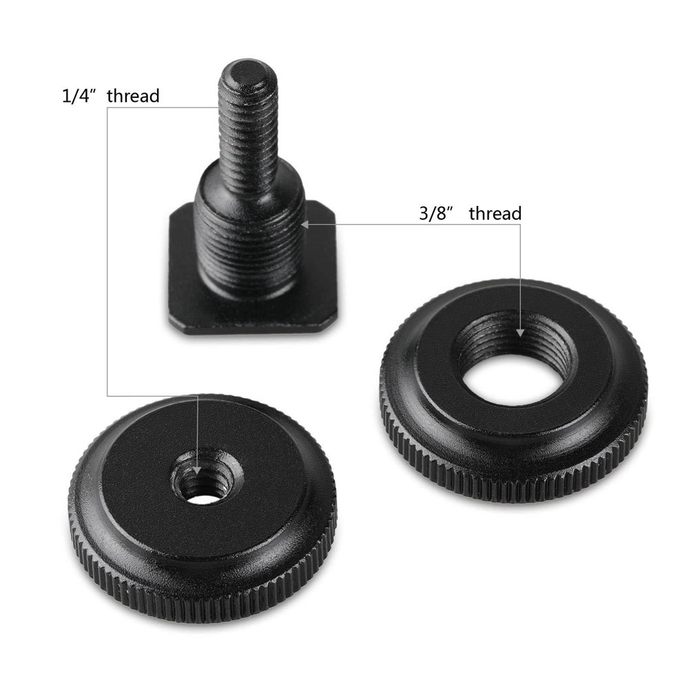 📌ส่งจากไทย📦 SmallRig Adapter ฮอทชู พร้อมเกลียวน็อต 1/4" (แพ็ค2ชิ้น) 1631 Cold Shoe Adapter Pack (2 pcs)