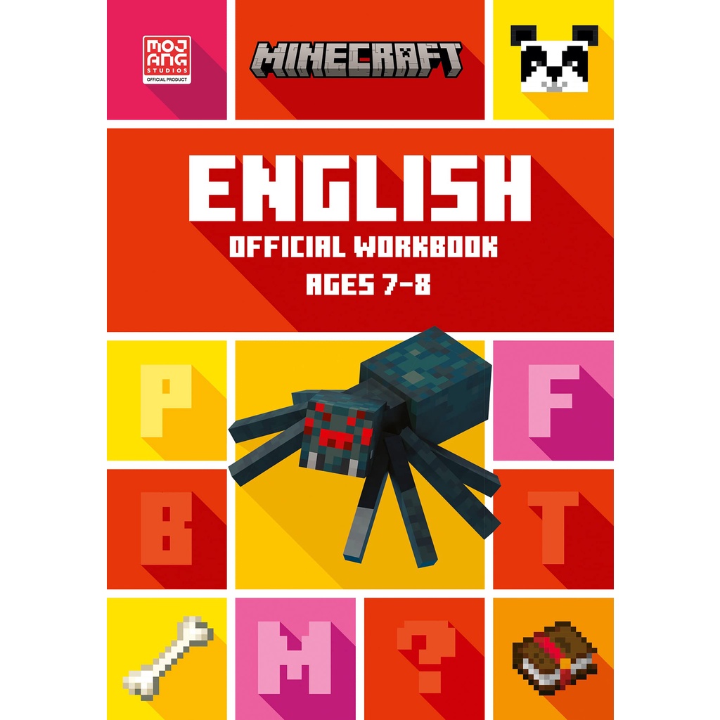 Minecraft English Ages 7-8 : Official Workbook Paperback Minecraft Education English By (author)  Co