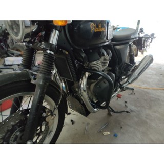 กันล้ม Royal Enfield 650 งานสีเพาเดอร์โค๊ด