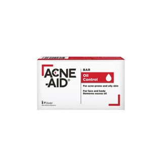 ACNE AID แอคเน่-เอด บาร์ สบู่ทำความสะอาดผิวหน้าและผิวกาย สู่กำจัดสิว สบู่ล้างหน้า 100 ก.