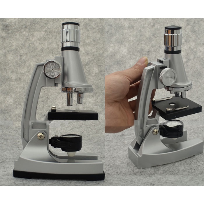 A10x-20x Zoom Eyepiece LED Light 1200x Magnification Children Microscope with Illuminated Lamp and Reflecting Mirrorfor #7
