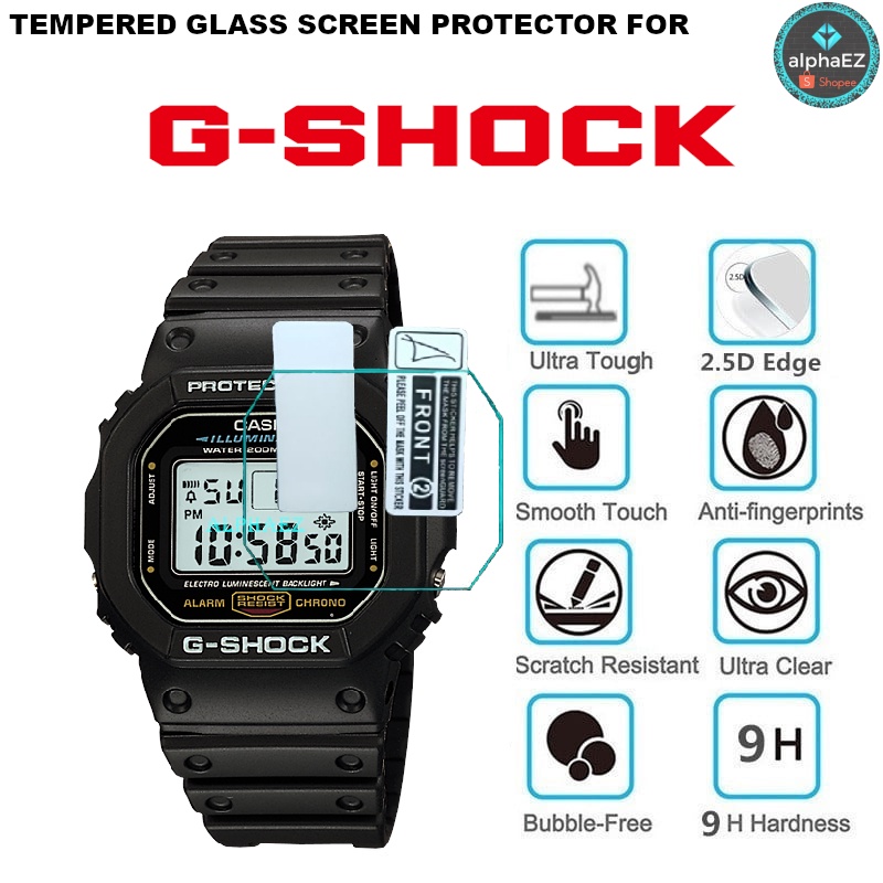 Casio G-Shock DW-5600E-1 9H ฟิล์มกระจกนิรภัย ป้องกันรอยขีดข่วนหน้าจอนาฬิกา DW5600 DW5610 GM5600 GWB5600