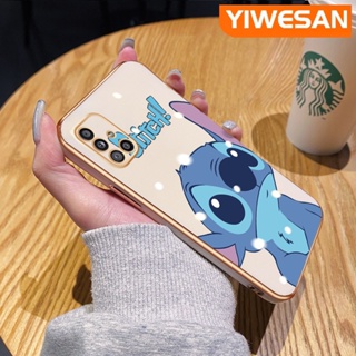 เคสโทรศัพท์มือถือซิลิโคน ขอบสี่เหลี่ยม ป้องกันกระแทก ลายการ์ตูนน่ารัก สําหรับ Samsung galaxy A51 4G A51 5G A51 5G UW