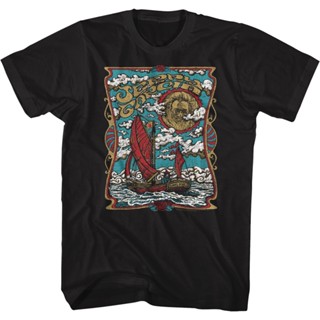 Sans Souci Jerry Garcia T-Shirt เสื้อยืดแฟชั่น เสื้อยืดไม่ต้องรีด Tee