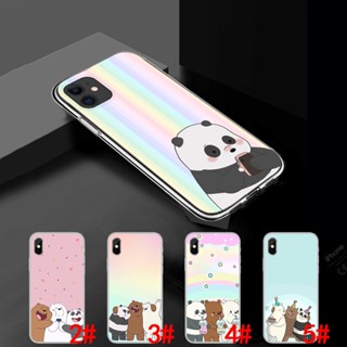 เคสโทรศัพท์มือถือแบบนิ่ม TPU ใส ลายการ์ตูน we bare bears 123YIU สําหรับ iPhone 5 5s se 6 6S 7 8 Plus