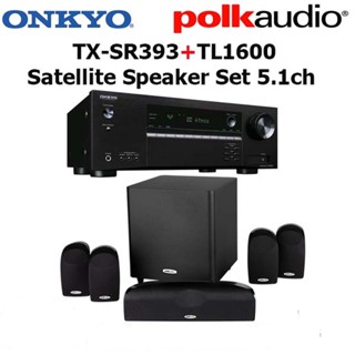 ONKYO TX-SR393+POLK TL 1600   5.1ch  dolby tru HD, DTS_HD