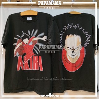 [ AKIRA ] PROMOTE T-SHIRT @1988 เสื้้อการ์ตูน เสื้อวินเทจ อากิระ คนไม่ใช่คน papamama vintage shirt