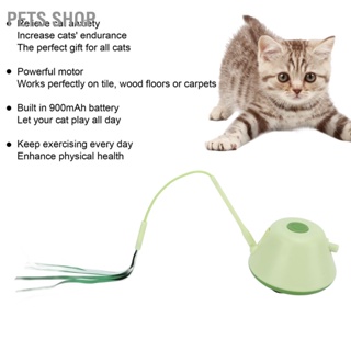 Pets Shop ของเล่นขนนกไฟฟ้าอัตโนมัติ 3 โหมด มีไฟ Led สําหรับแมว