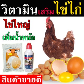 ชุดบำรุงไก่ไข่ วิตามินบำรุงไข่ไก่ 2 in 1 บำรุงไข่ไก่ ยาบำรุงไข่ไก่ วิตามินไข่ดก  วิตามินไก่ไข่  วิตามินไก่