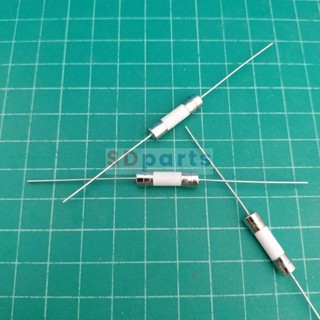 ฟิวส์ 2 ขา บัดกรี หางหนู เซรามิค Ceramic Fuse 5x20mm 250V F0.5A ถึง F30A #PC5x20F (1 ตัว)