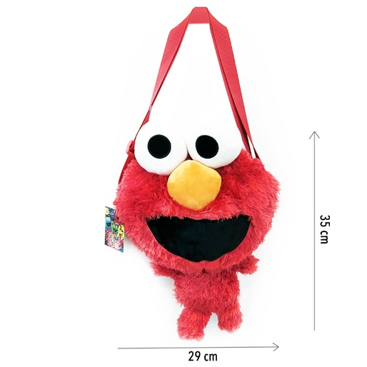 กระเป๋าสะพายข้าง : Sesame Street-Cookie Monster   (สีแดง)