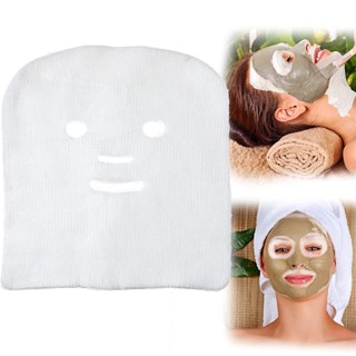 Precut Gauze Facial Mask 100% Cotton High Frequency Facial Treatments 100-Count Pre-Cut  Spa Paper Sheet Gauze for Home