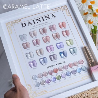 🇹🇭พร้อมส่ง🇹🇭สีเจลลูกแก้ว-โทนอ่อน DAININA 20 สี แถมชาทสีฟรี