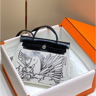 พรี​ ราคา11400 Hermes Herbag 31กระเป๋าถือ กระเป๋าสะพาย กระเป๋าสะพายไหล่