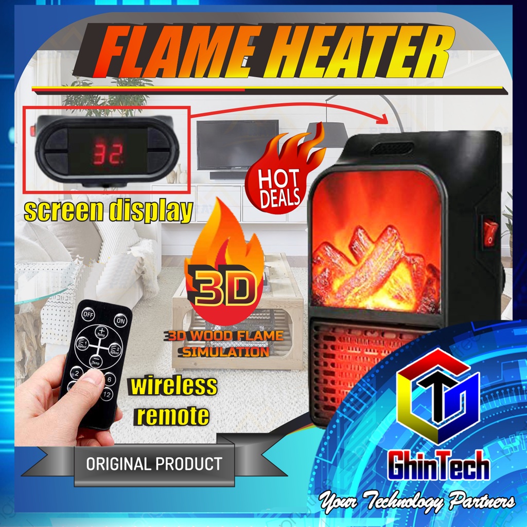 Smart HEATER DIGITAL WIRELESS HEATER AIR WARMING TOOL ห้องแบบพกพา