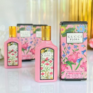 Gucci Flora Gorgeous Gardenia EDP  5ml ‼️ ของแท้ 100 % ‼️น้ำ หอม จิ๋ว -  ขวดมินิ ขนาดทดลอง