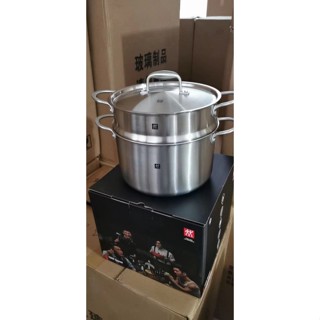 ZWILLING deep stew pot soup pot steam pot set 24CM pot