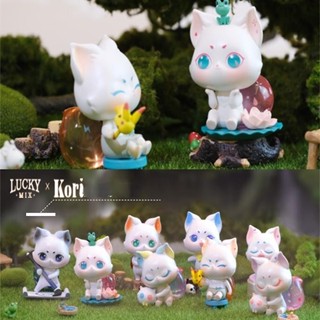 ★Hgtoys★ [เลือกได้] [ของแท้] Luckymix Little Fox Kori Monster town Series กล่องสุ่ม ของเล่นแฟชั่น ของขวัญ