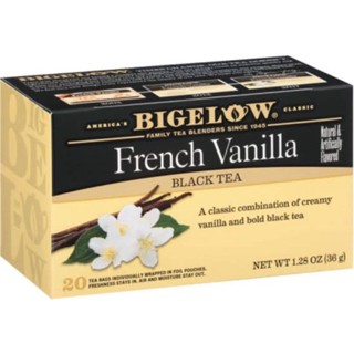 Bigelow Tea Black Tea French Vanilla 20 Tea Bags​ ชาดำ​ วานิลลา