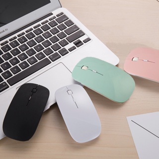 ส่งจากไทย เมาส์ไร้สาย Optical Rechargeable Wireless Mouse บลูทูธ มีแบตในตัว ปุ่มเงียบ มีปุ่มปรับความไวเมาส์ พร้อมส่ง